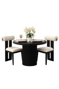 Noir Flute Dining Set