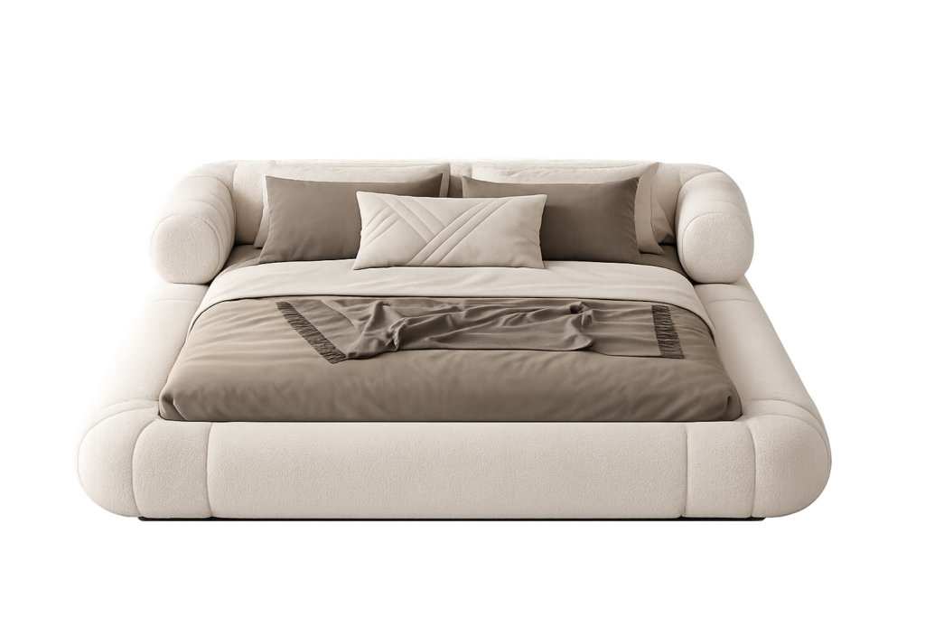 Oliva Bouclé Bed