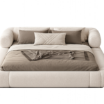 Oliva Bouclé Bed